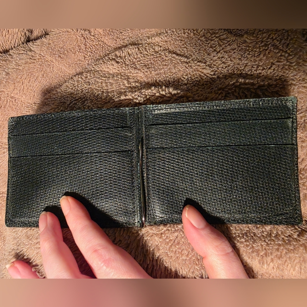 Gucci Dark Green Leather Cardholder/Money Clip - Picture 6 of 6